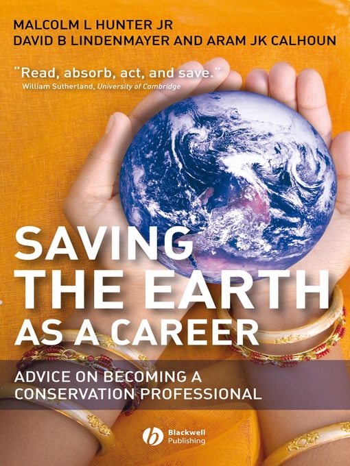 Title details for Saving the Earth as a Career by Malcolm L. Hunter, Jr. - Available